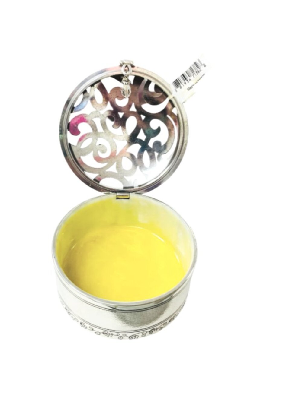#Brighton #TrinketBox #JewelryOrganizer #VanityDecor #SilverTrinketBox #Coquette - Picture 4 of 7